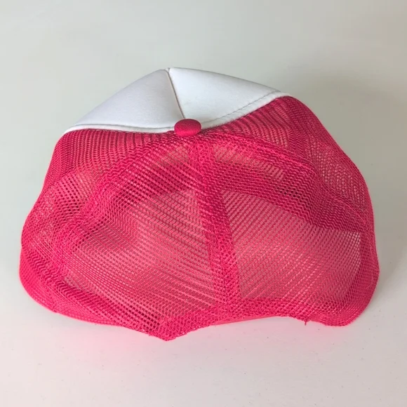 Vintage snap back mesh trucker hat. Lucas Motor Co. Designer Award Headwear.